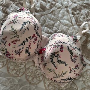 Adore Me Pink Floral Bra 38DDD